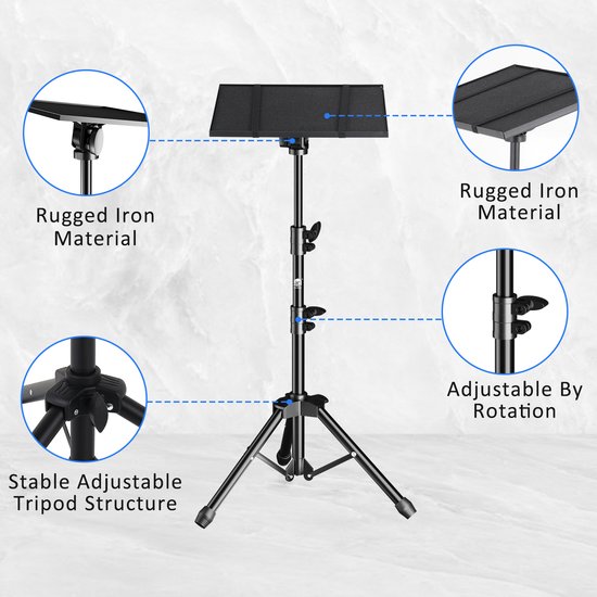 Support pour projecteur table réglable