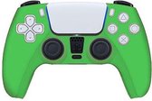 CHPN - Controller hoesje - Geschikt voor PS5 - Groen - Skin voor Playstation 5 controller - Beschermhoes - Siliconen - Accessoires voor Playstation 5 - Universeel