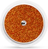 Sensor sticker set van 2 - Glitter basic Oranje - Geschikt voor Freestyle libre 2