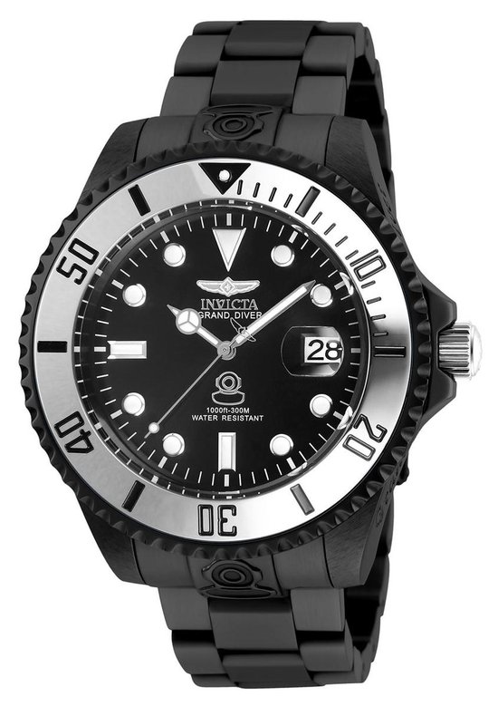 invicta grand diver black