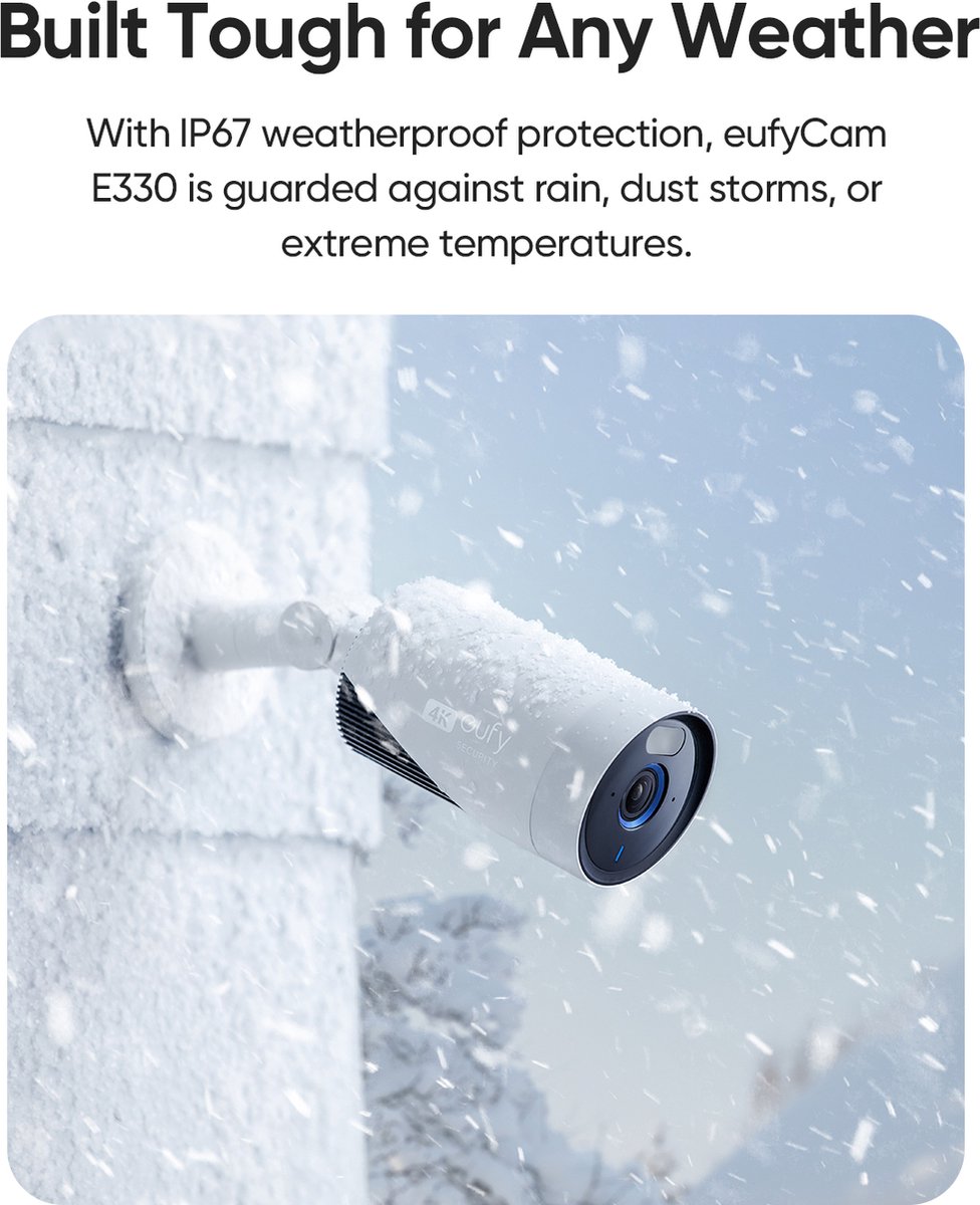 eufy E330 Buitencamera 4-Pack met 4K Ultra HD-resolutie - afbeelding 2
