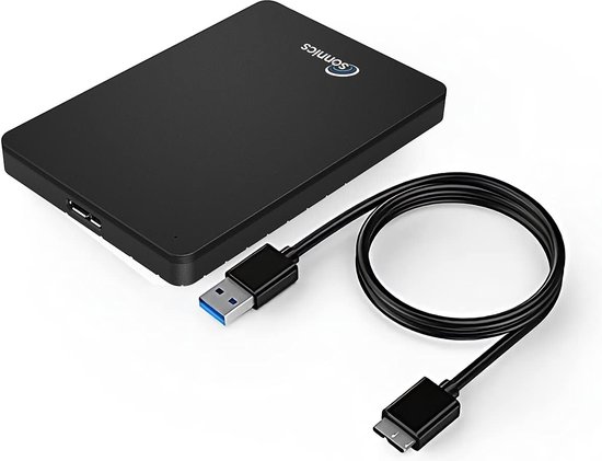 Disque dur externe portable - Disque dur - USB 3.0 - 500 GB - Zwart | bol