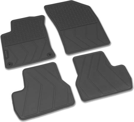 Tapis de voiture en caoutchouc Citroen C3 - Année de construction : 2013 - 12/2016 - Ajustement d'origine - 4 pièces