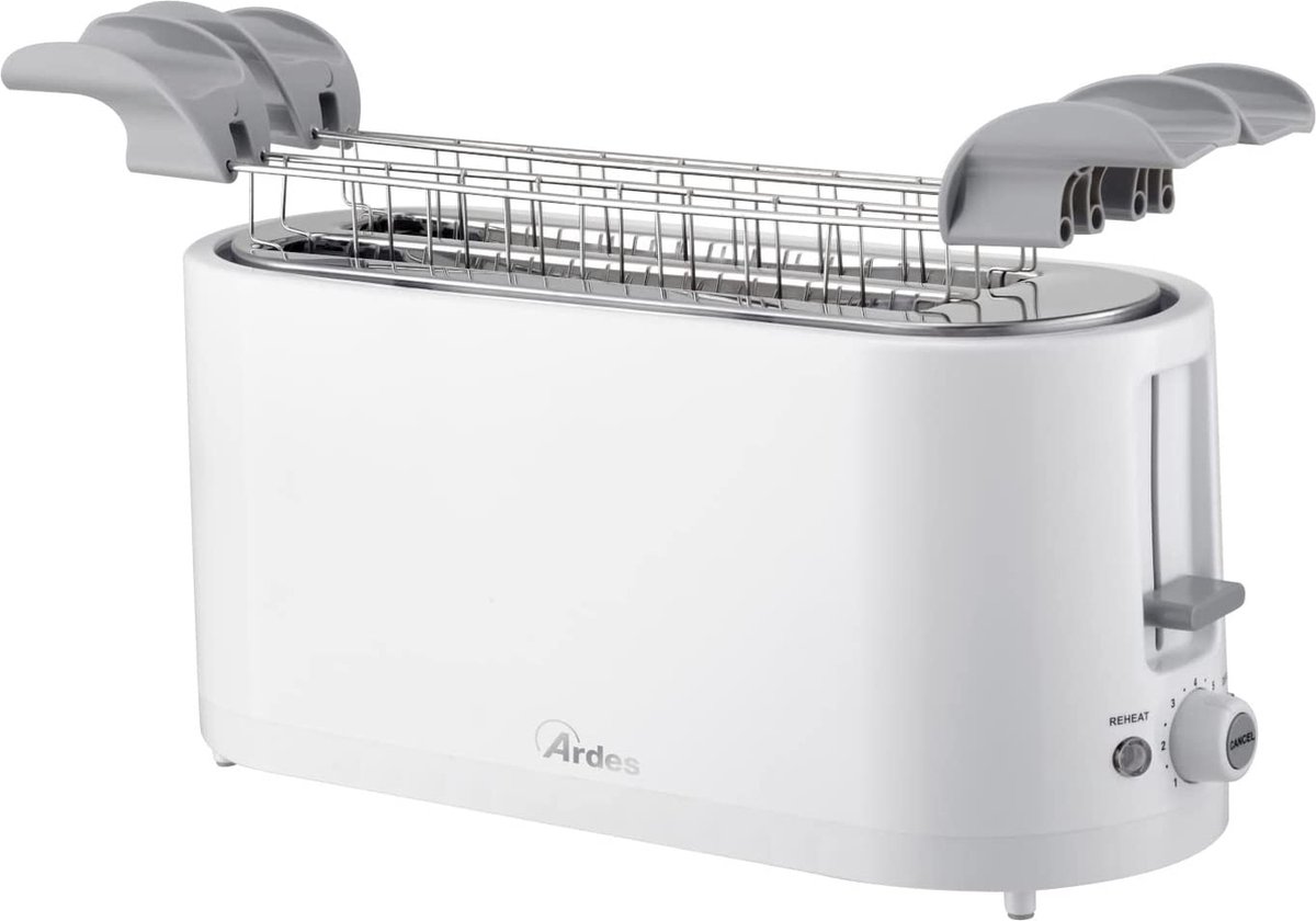 Ardes ARTOAST02 broodrooster 4 snede(n) 1400 W Wit