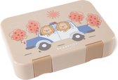 Bentobox, lunchbox, broodtrommel voor kinderen - Police Lions - politie - leeuwen