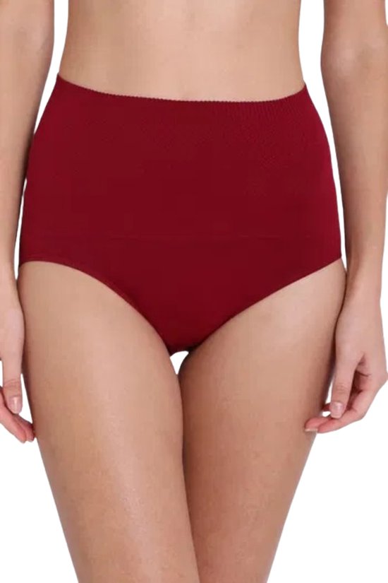 Hoogwaardige Dames Onderbroek / Ondergoed / Slip | Tailleslip | Hoge Taille / Stretch | Rood - XL/XXL