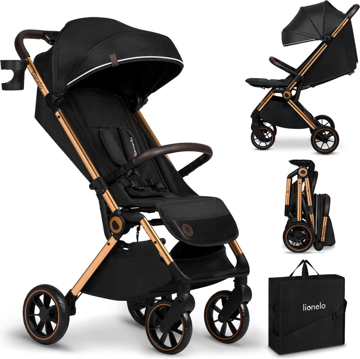 Lionelo Buggy Julie One - Poussette Premium - Pliage automatique