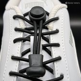 Beste Veters - Schoenveters - Lock laces - Elastische schoenveters - Lock laces zwart - Hardlopen - Veters 100 cm - Veters zwart
