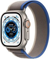 Apple Watch polsband horlogeband sport sportband grijs/blauw heren