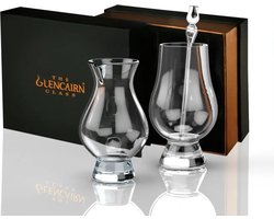 Whisky Combinatieset van 1 Whiskyglas met een kleine Waterkaraf en Pipette - Glencairn Crystal Scotland Image
