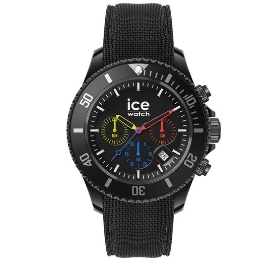 Ice Watch Ice Chrono - Montre Trilogy 021600 - Siliconen - Zwart - Ø 40 mm