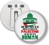 Button Met Clip - Stand Up For Palestine