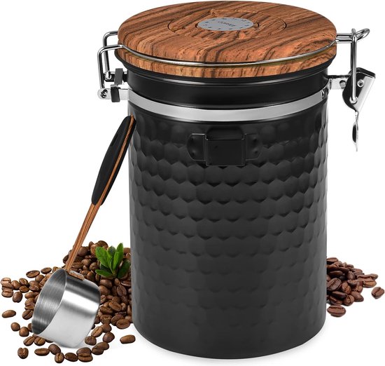 Vacuüm Koffieblik - Luchtdicht - 1,6 L - Roestvrij Staal