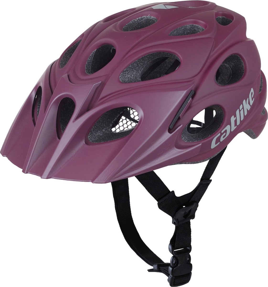 Buzaglo MTB helm Leaf maat M 55-57cm burgundy