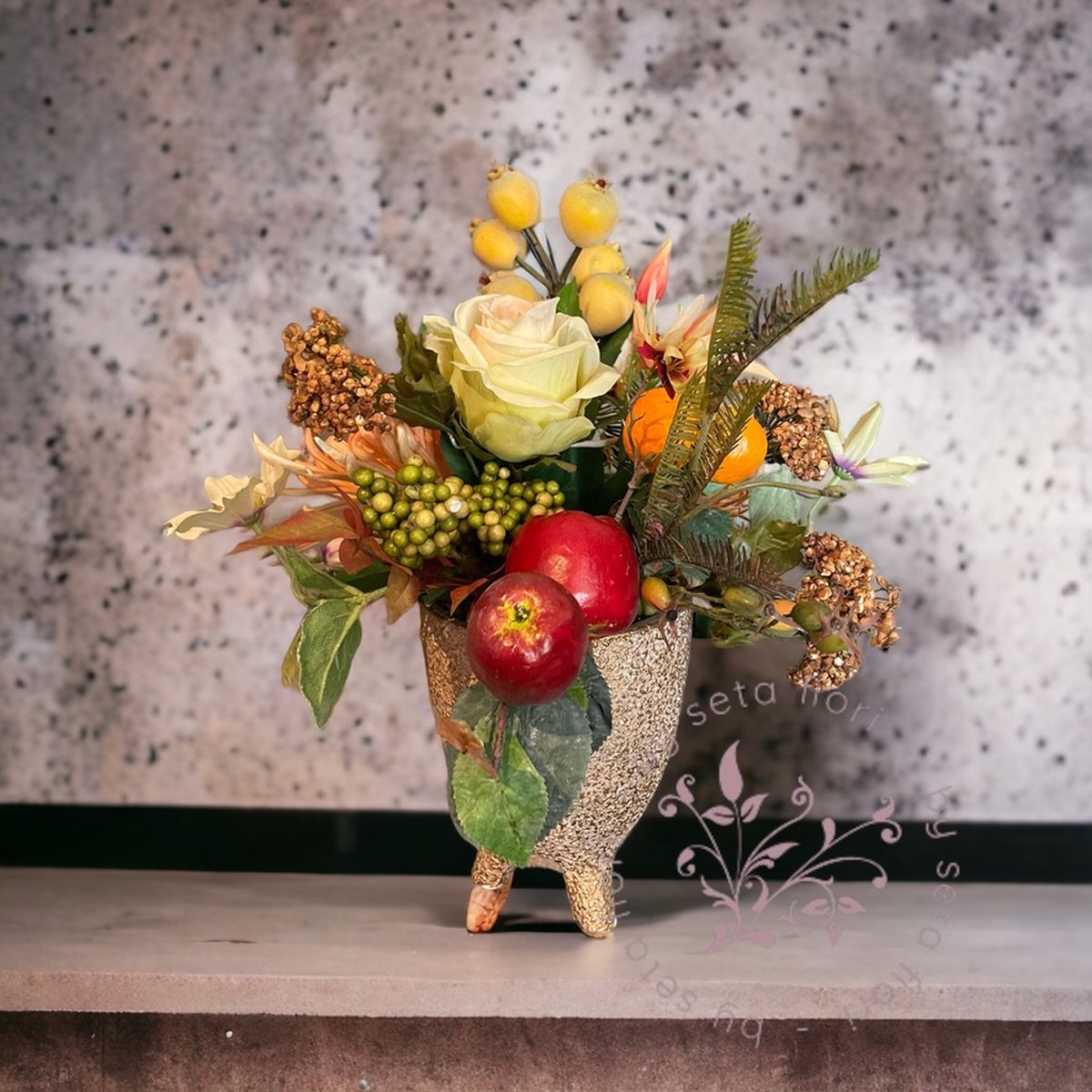 Seta Fiori - PTMD goud - L -