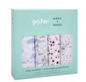 Aden + Anais - Harry Potter - 4x Large Swaddles - 120x120cm