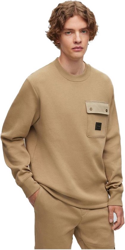 Hugo Dhaluli 10230399 Sweatshirt Bruin M Man