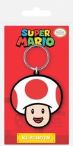 Super Mario - Porte-clés en caoutchouc Toad