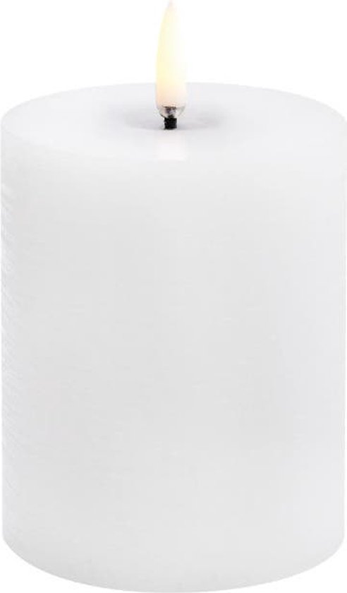 Uyuni led-kaars Melted 7,8 x 10cm nordic white