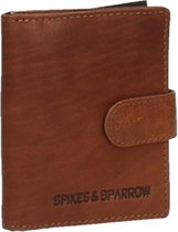 Spikes & Sparrow Dames portemonnee Bronco Leer - cognac