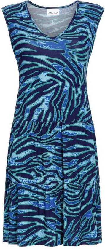 Ringella – Ocean Green – Dress – 3221046 – Print Green Blue - 48