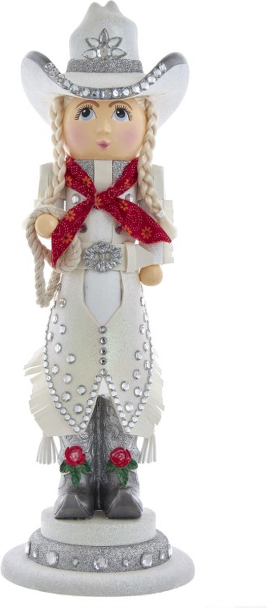 Notenkraker cowgirl l45cm