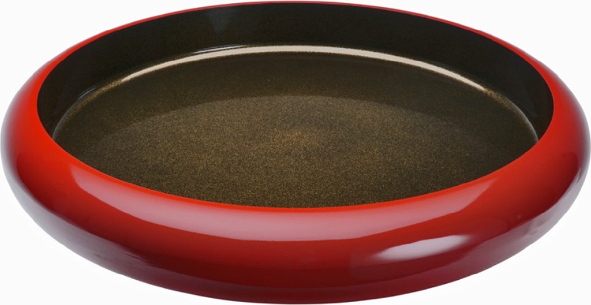 Sushi Oke - Serveerschaal - Lakwerk - Oranje/Goud - 51x8.1cm - ABS