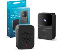 Delight Video Deurbel met Camera En Wifi – Intercom – HD – Nachtzicht – Deurbellen met Camera – 55385BK