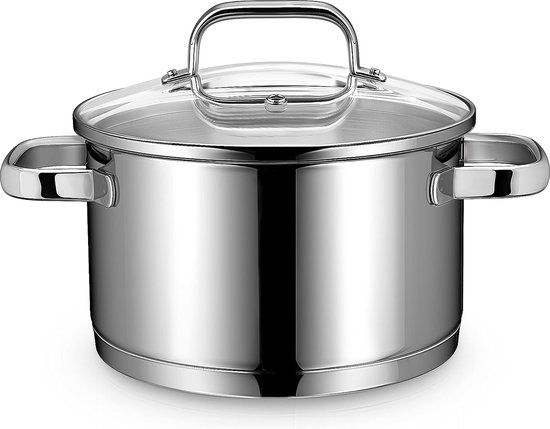 Casserole Antiadhésive en Aluminium Compatible Induction Ø 180 mm