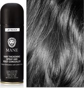 Mane Hair Thickening Spray & Root Concealer - Diepzwart / Jet Black 200 ml