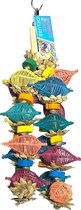 Lantern cluster speelgoed voor papegaaien en grote parkieten