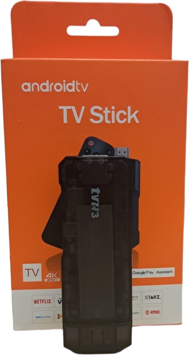 TVR3 Box - Appareil de streaming 4K - Google Playstore - Android