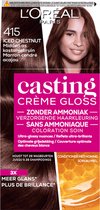 L'Oréal Paris Casting Crème Gloss 415 - Kastanjebruin - Haarverf
