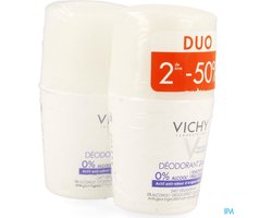Vichy Deo React. H Z/alu Zout Roller 24u Duo2x50ml