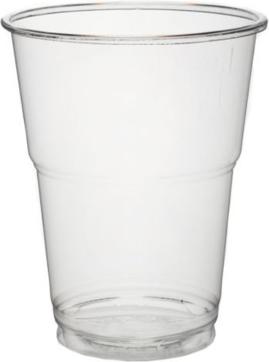 25x statiegeldbekers 300 ml, plastic bekers van onbreekbaar plastic, plastic drinkbekers voor feesten en evenementen