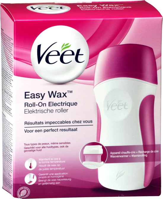 Veet - Ontharingsapparaat - Easy Wax - Ontharings Wax - Voor een zijdezachte Huid - Veet