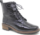 Solidus, 61000 00691, Zwarte lak dames veterboots