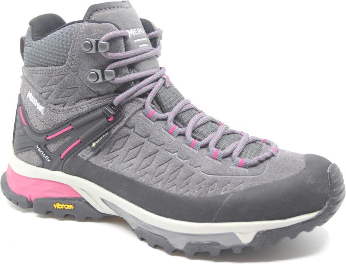 Meindl Top Trail L. Mid GTX 4716-03 Lichtgrijze halfhoge dames wandelschoenen Grijs