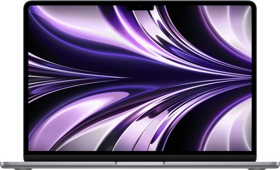 Apple MacBook Air (2022) MLXW3N/A - CTO - 13.6 inch - Apple M2 - 512 GB - Spacegrijs - Apple - Hoofdafbeelding