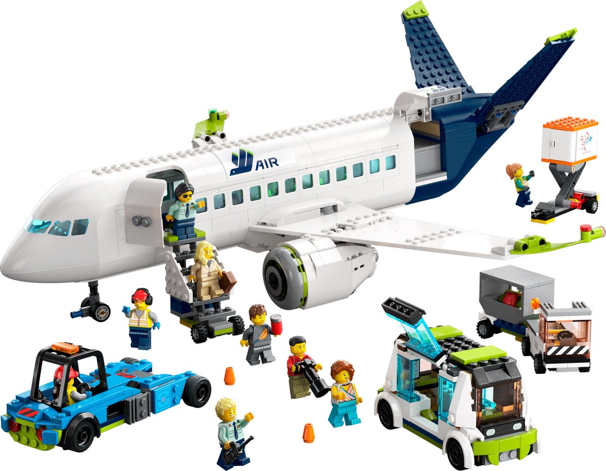 LEGO City Passagiersvliegtuig Vliegtuig Speelgoed Set - 60367 – foto 2