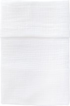 Cottonbaby ledikantlaken - Wit - Cottonsoft - 120x150 cm