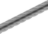 Câble en acier - 2mm - 6x7 + FC - Galvanisé - 200 mètres op rol