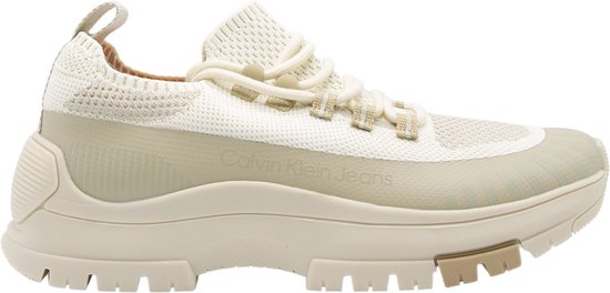 Calvin Klein Hybrid Shoe Lace Up Heren Sneakers - Eggshell - Maat 41