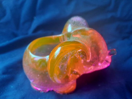 photophore éléphant caméléon rose