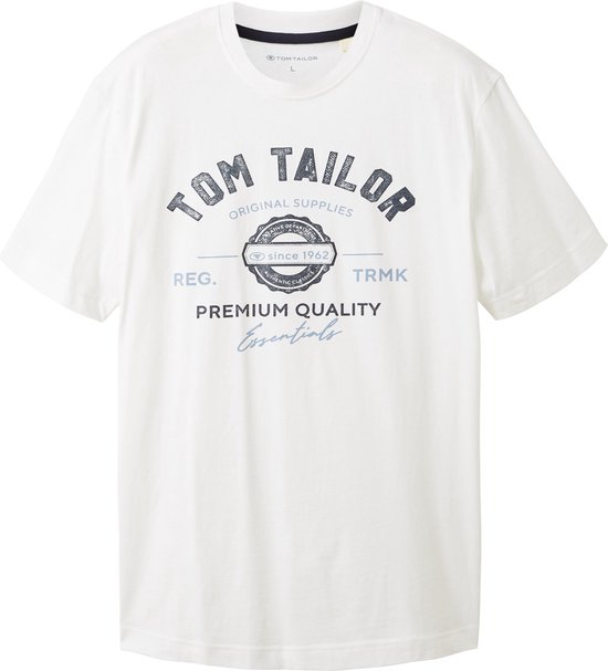 TOM TAILOR logo tee Heren T-shirt - Maat XL