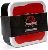 Jurassic Park - Ensemble de trois boîtes à goûter