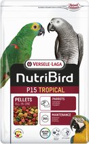Nutribird P15 Tropical - Nutribird P15 Tropical 3 kilo - Nutribird - Vogelvoer - Pellets - Nutribird p15