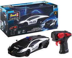Revell RC voertuig Auto - 24664 RC Scale Car Lamborghini Aventador Coupe Police RC Model Kant en Klaar - 1:24 Bestuurbare Auto