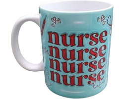 Koffie beker - thee mok - verpleegster - nurse - verpleging