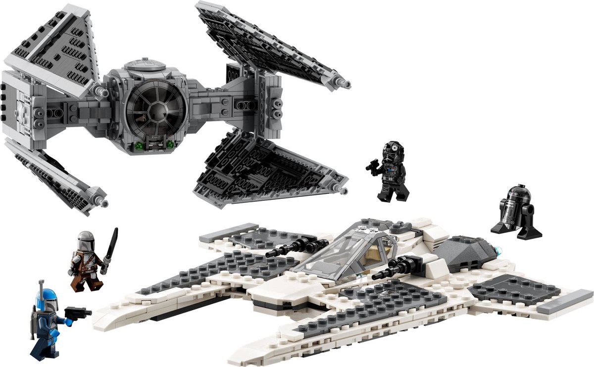 LEGO Star Wars Mandalorian Fang Fighter vs. TIE Interceptor Set - 75348 — afbeelding 16